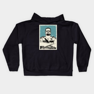 Vintage Big Boss Man Kids Hoodie